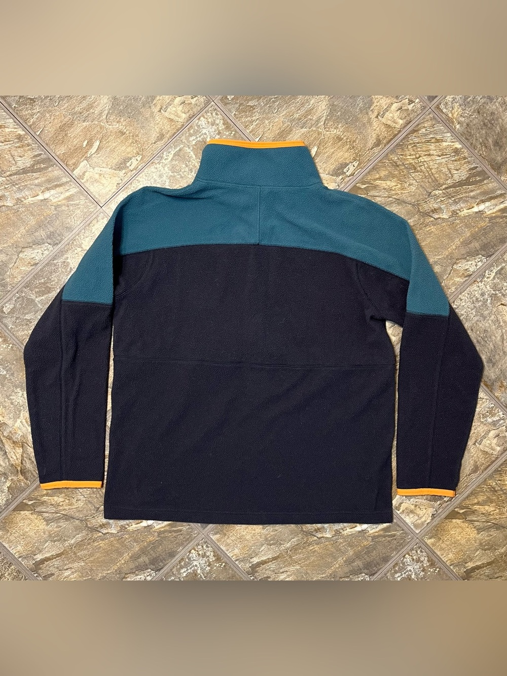 Cotopaxi Abrazo Half Zip Fleece Pullover Jacket Mens Medium Blue Colorblock - Picture 5 of 7